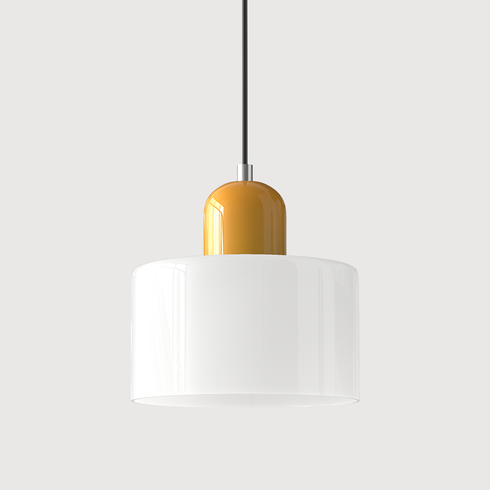 VerreBauhaus | Élégante Lampe Suspendue en Verre Design Bauhaus 31
