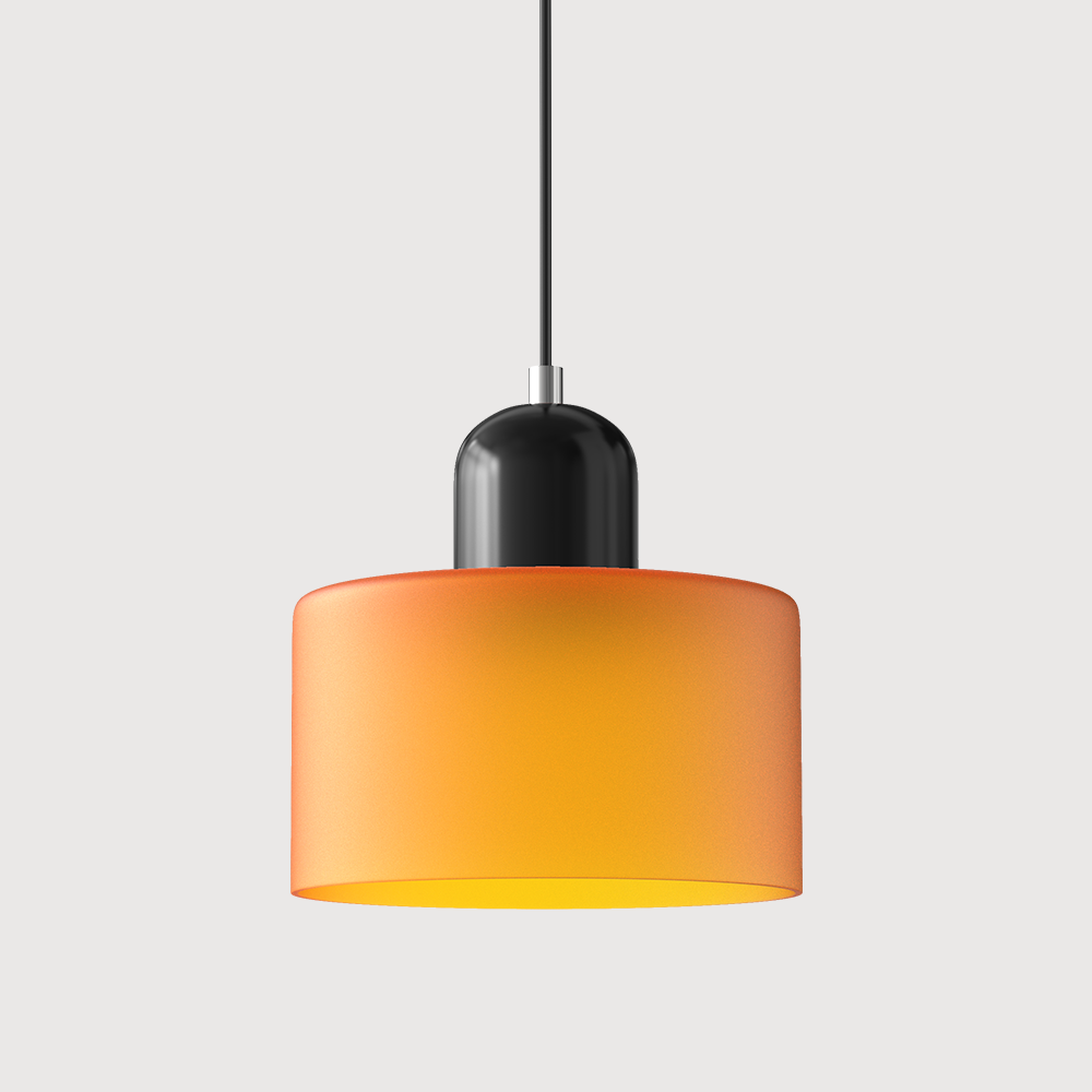 VerreBauhaus | Élégante Lampe Suspendue en Verre Design Bauhaus 35