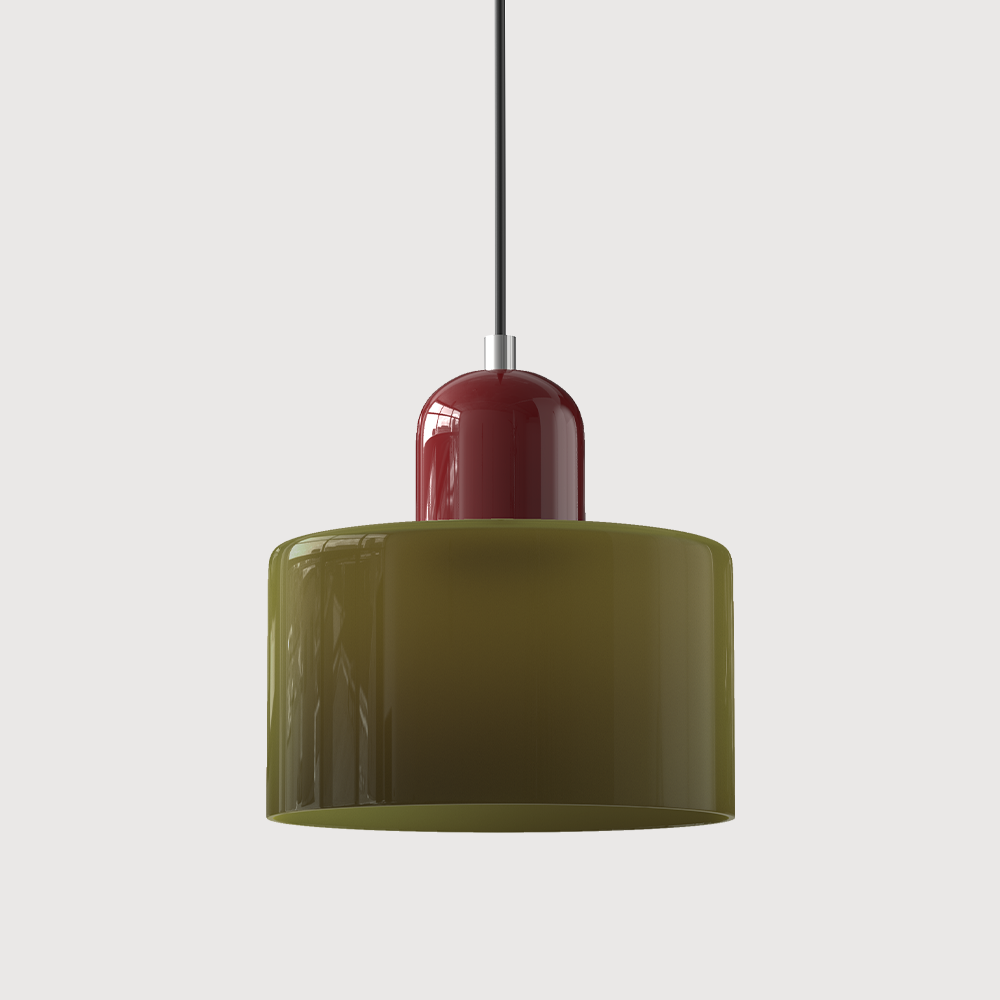 VerreBauhaus | Élégante Lampe Suspendue en Verre Design Bauhaus 7