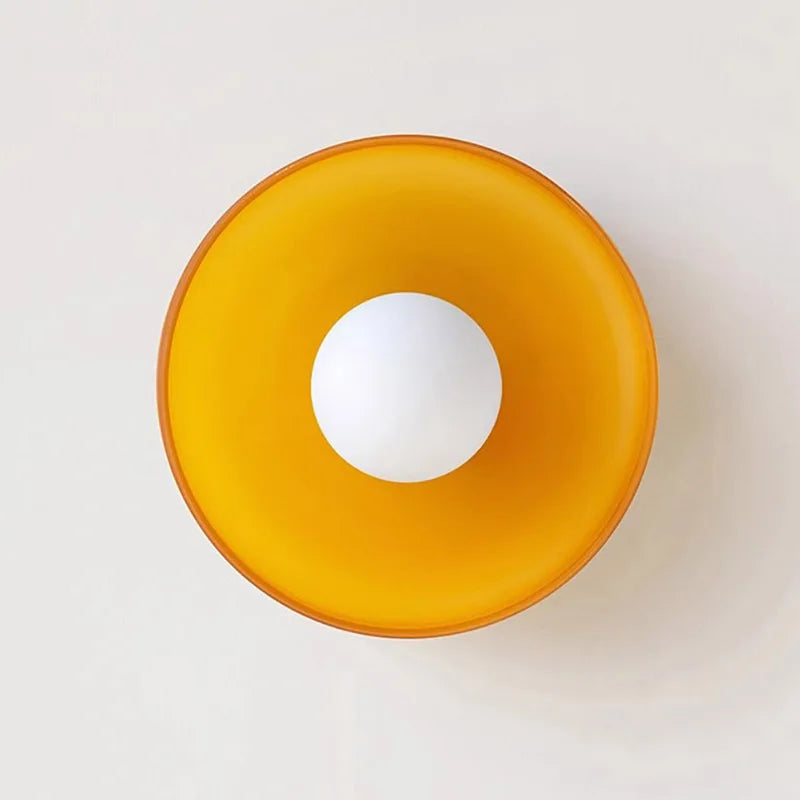 VerreNordique | Élégant Plafonnier Minimaliste en Verre Transparent 0