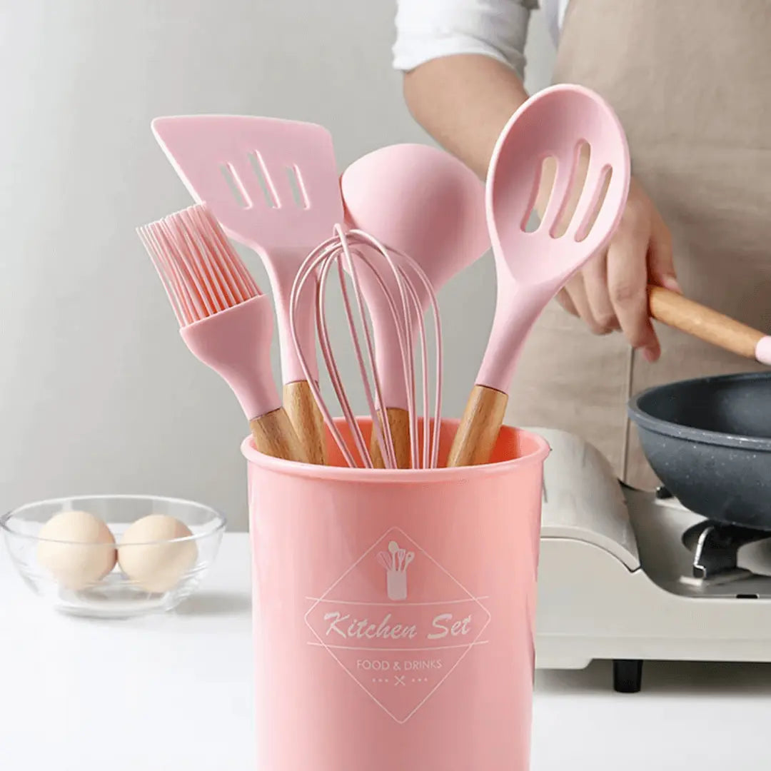 FlexiChef – Set Ustensiles Cuisine Silicone Durables