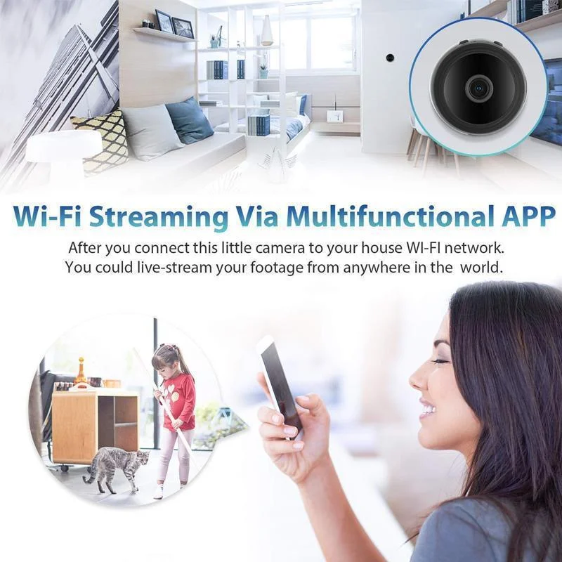 VisionGuard | Caméra Surveillance Sans Fil 1080p Ultra Compacte 4