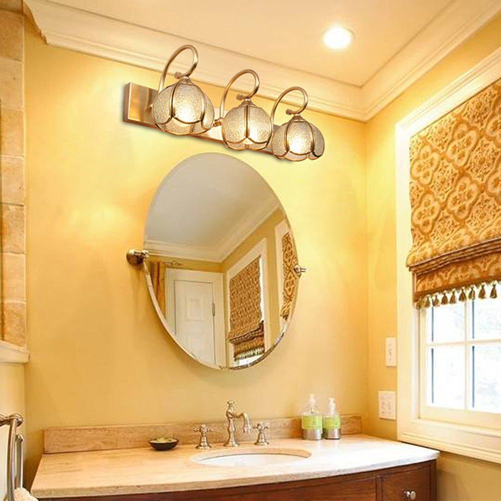 Luminous Elegance - Applique Murale à Plusieurs Têtes pour Salle de Bain