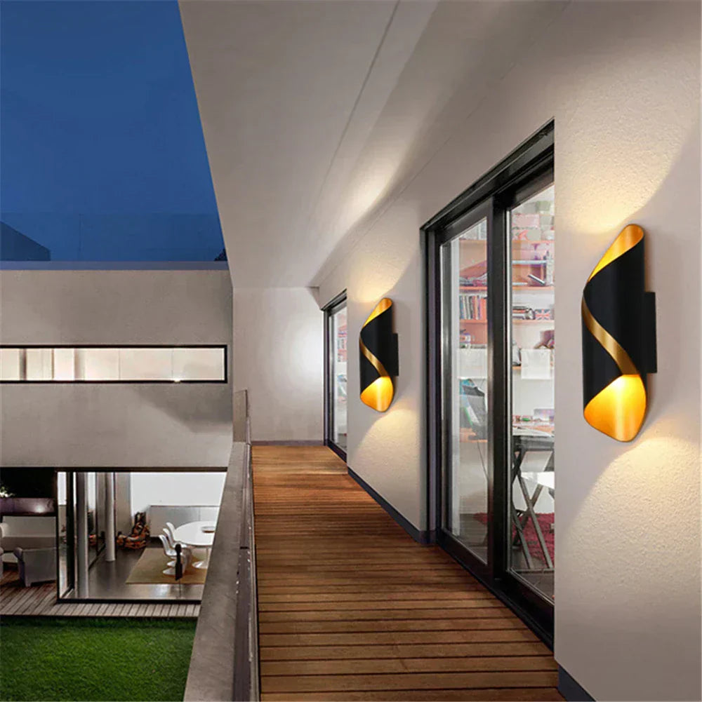 ClartéAquatique - Applique Murale LED Extérieure Étanche