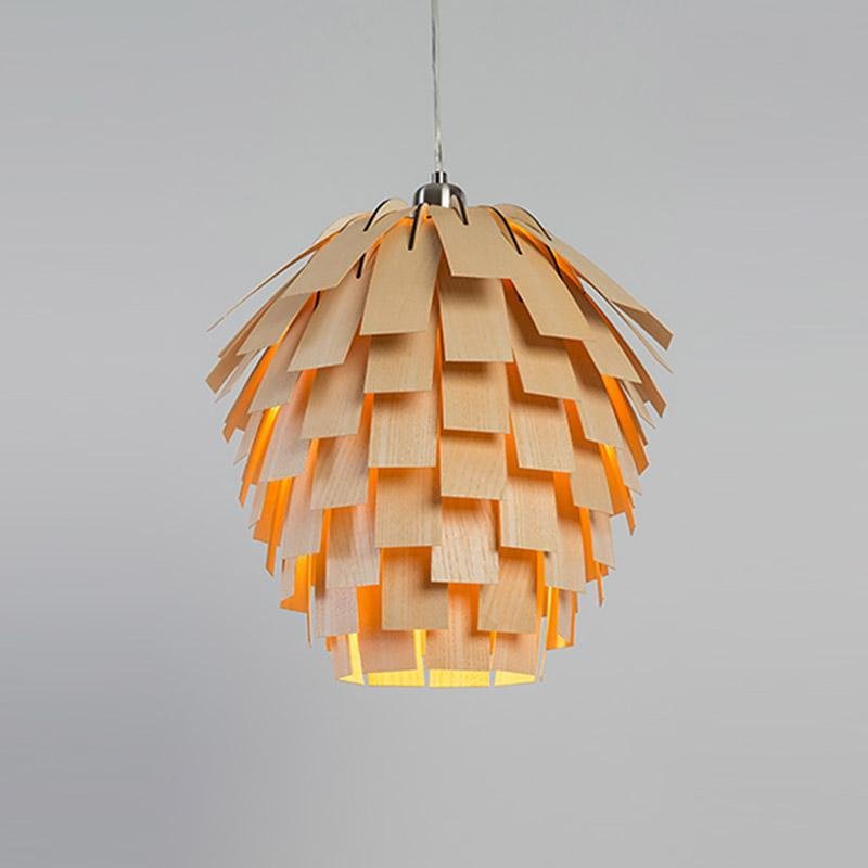Boiséa – Suspension en Bois Sculpté | Élégance Naturelle et Charme Rustique