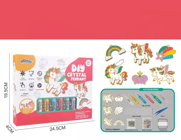 SparkleArt - DIY Créatif Porte-Clés à Peindre