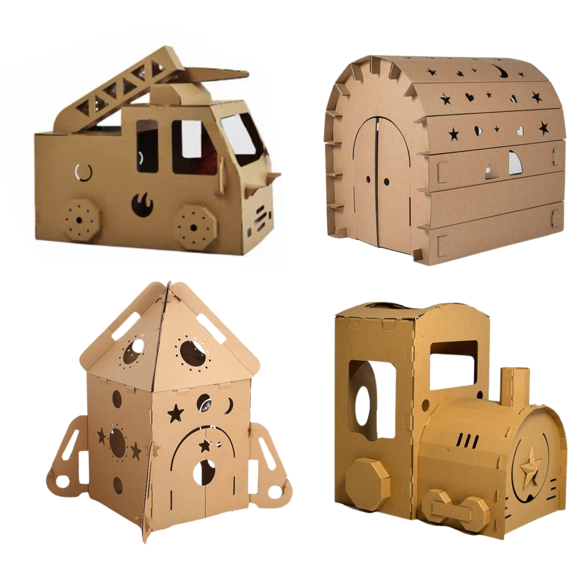 Montessori Kartonset Créatif – Figures DIY à Jouer