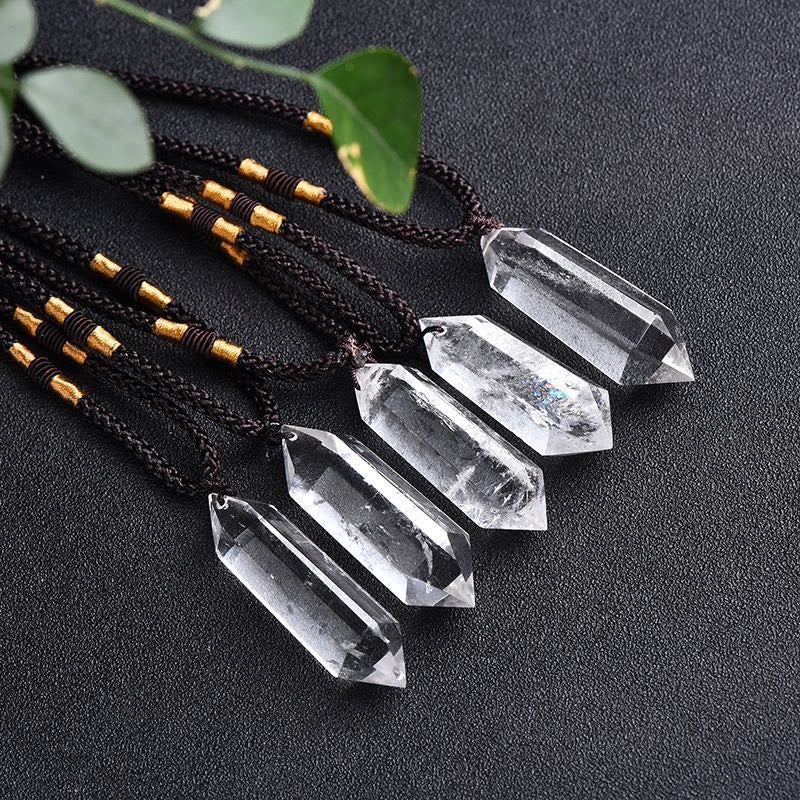 Lyra - Collier cristal améthyste guérissant naturel