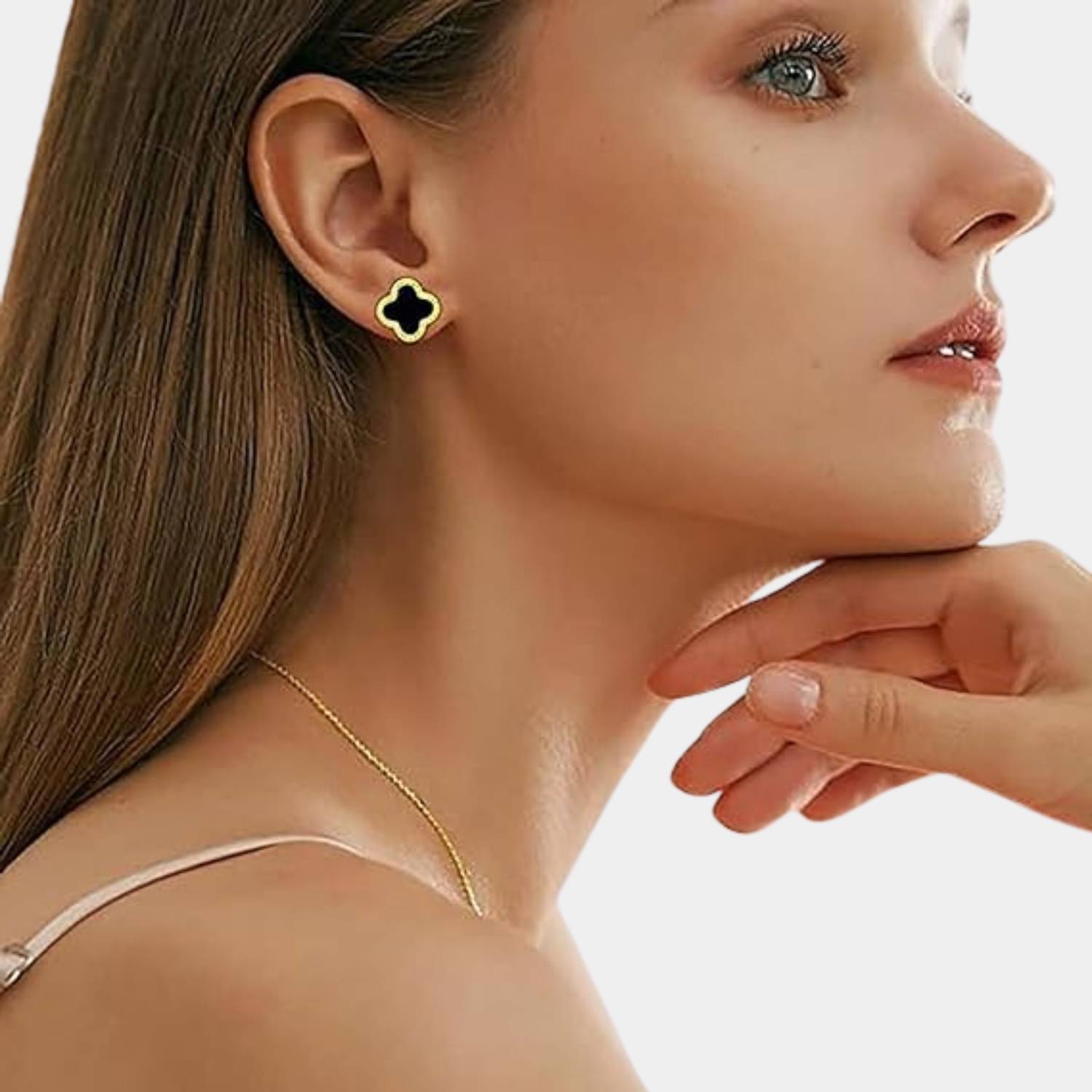 GoldenClove - Set trèfle or collier et bracelet