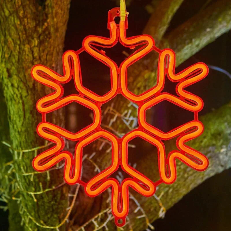 SterrenLicht - Guirlande Lumineuse LED Flocon de Neige pour Fêtes