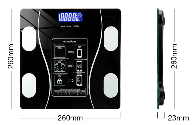 FitScale Pro - Analyse Corporelle Précise en un Clin