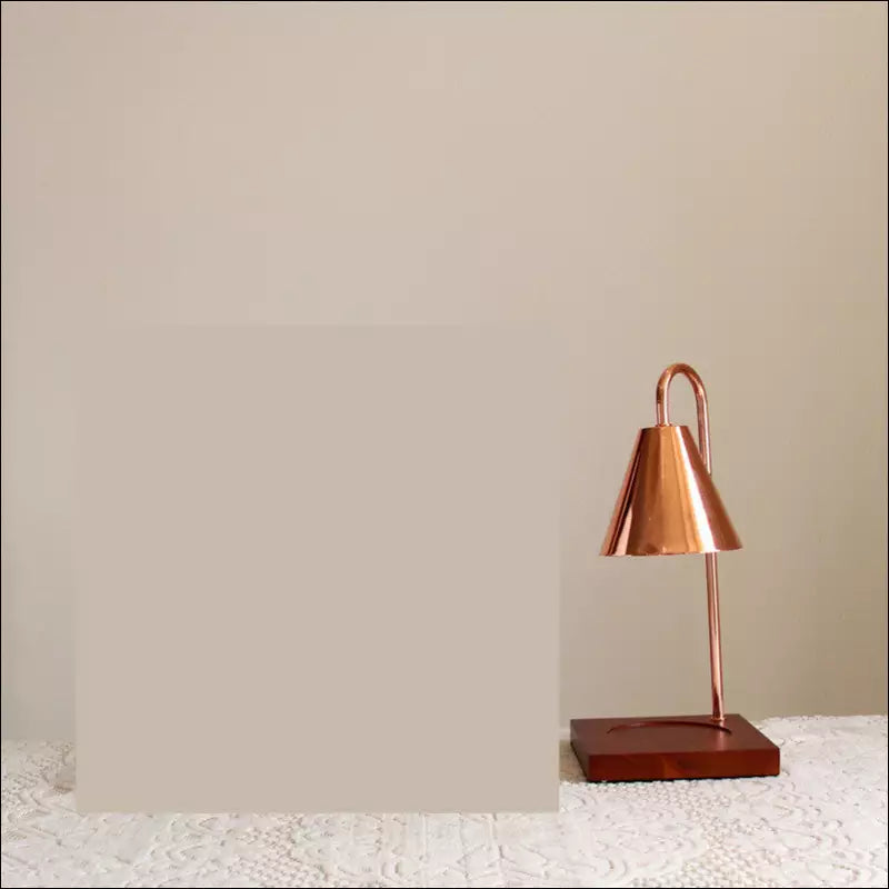 SophiaGlow - Chauffe-Bougie Stylé Éclairage Ambiance