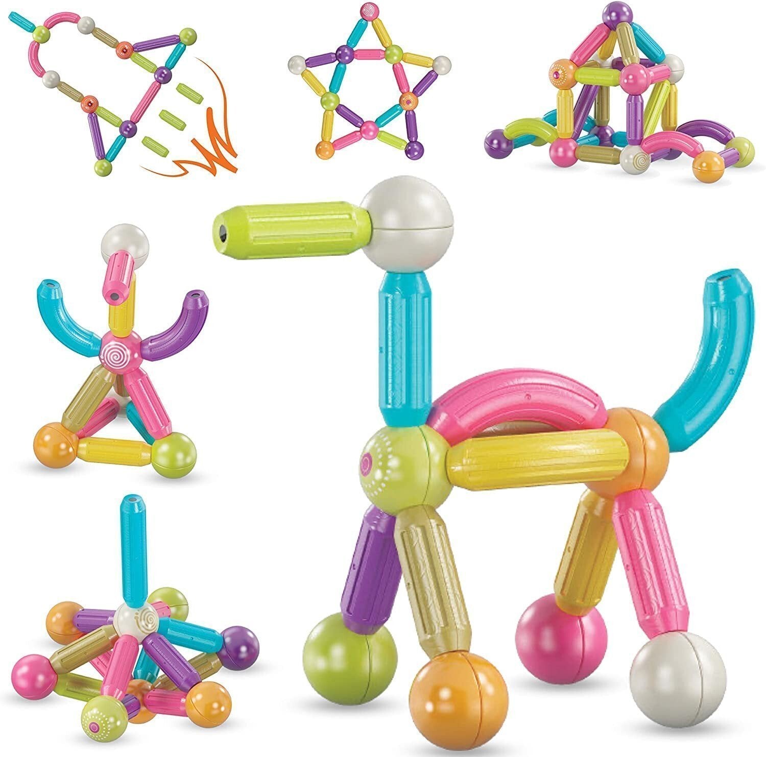 MagicBlocks Toy – Jeu Magnétique Créatif
