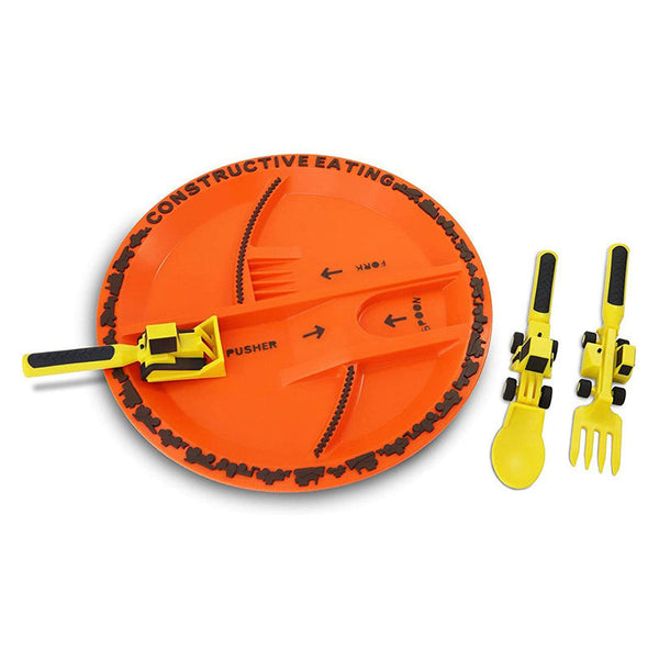 ConstructoFork - Set Couverts Robustes pour Enfants