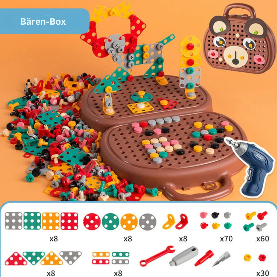 ToolMaster Kids – Boîte Outils Créative Mini-Perceuse