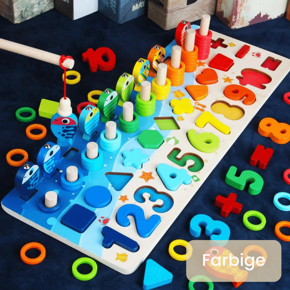Wooden Montessori Board – Stimule la Cognition