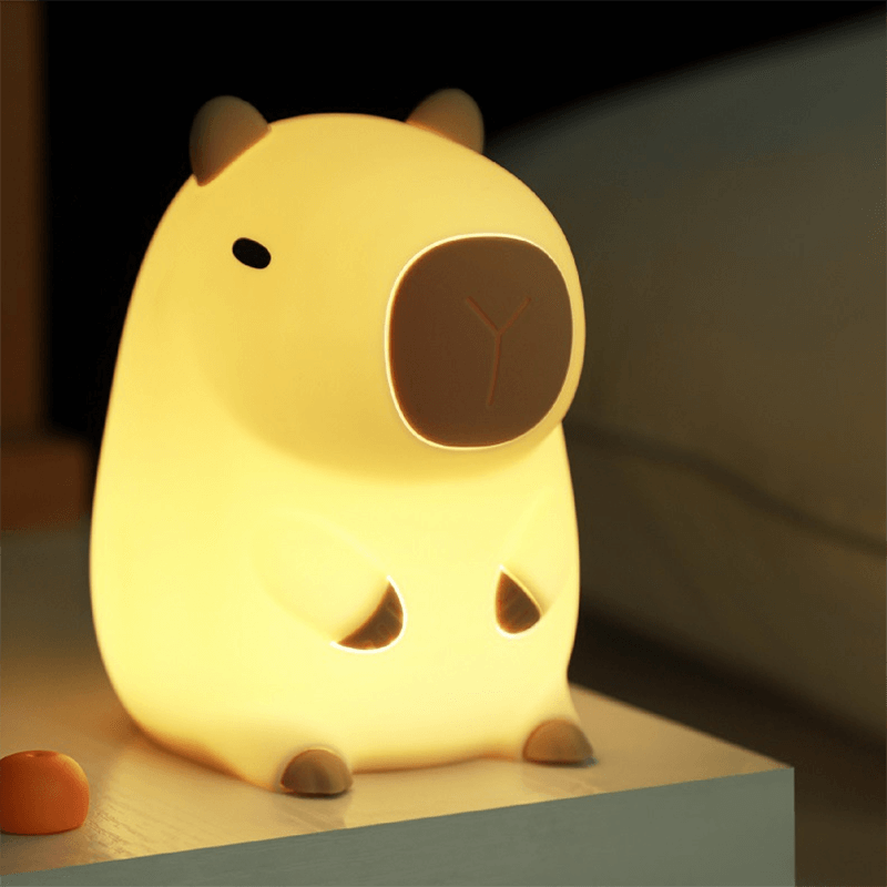 Capibara Light - Veilleuse Apaisante Rechargeable pour un Meilleur Sommeil de votre Enfant