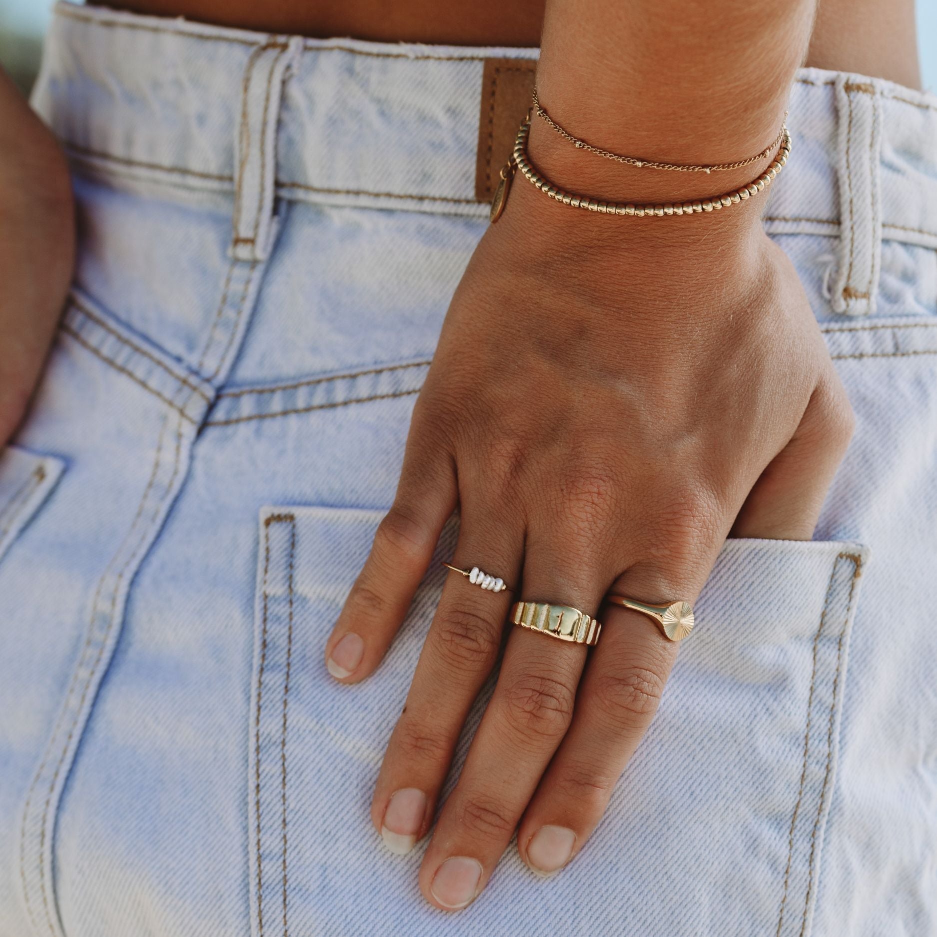 Nova - Bracelet en perles fines au look raffiné