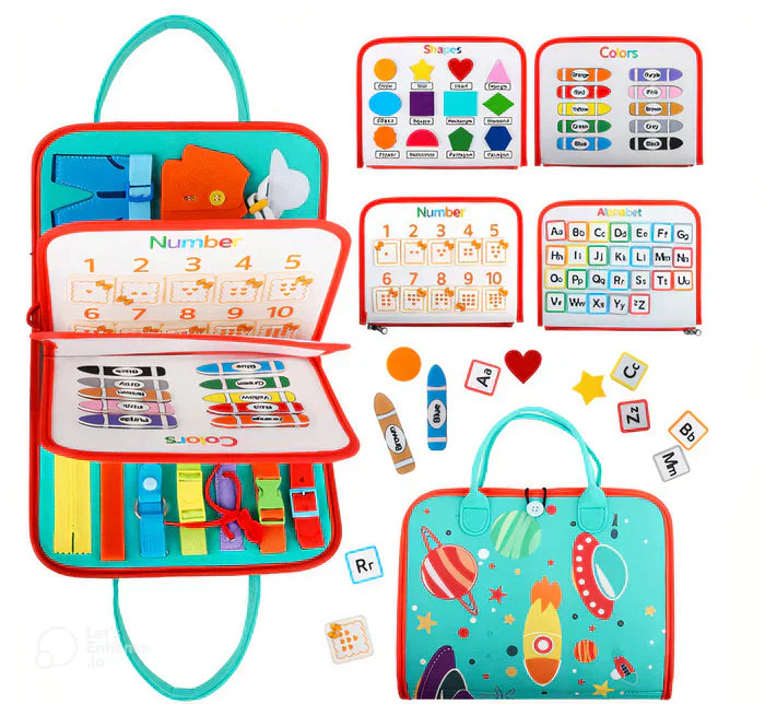 SensePlay - Livre Montessori Couleurs et Formes