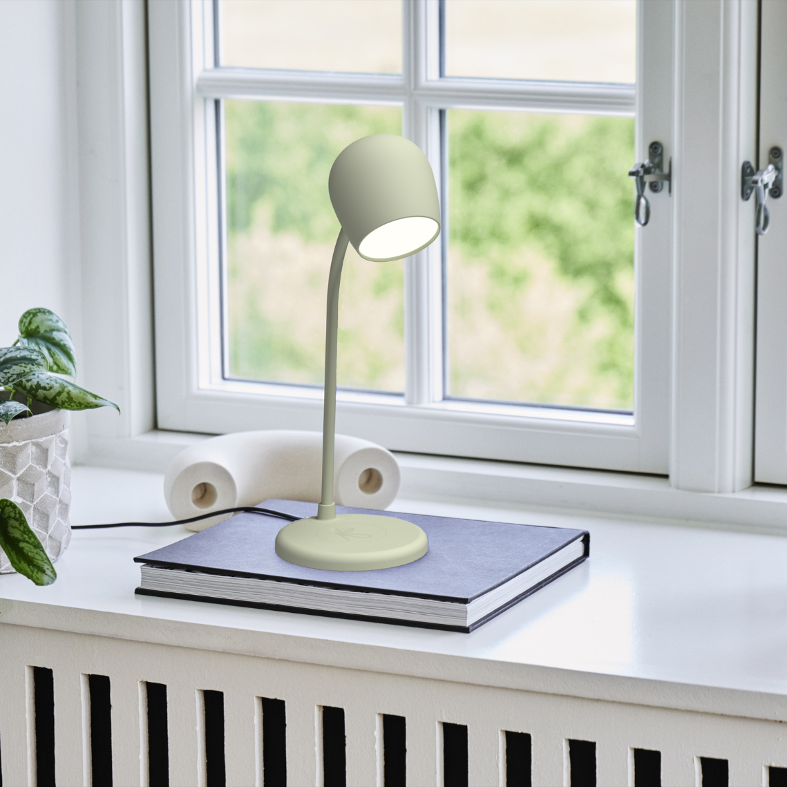 SmartGlow - Lampe LED avec Enceinte Bluetooth et Chargeur