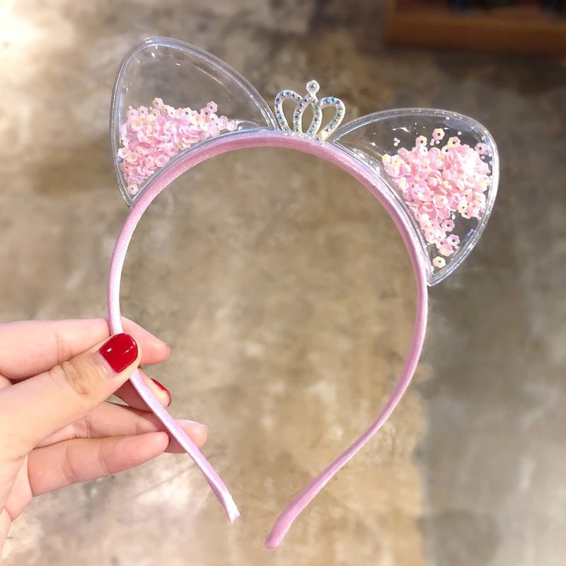 GlamTiara - Bandeau Cheveux Glitter Élégant Femmes