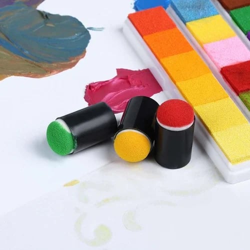 ColorPlay - Set Peinture Doigts Créatif 20 Couleurs