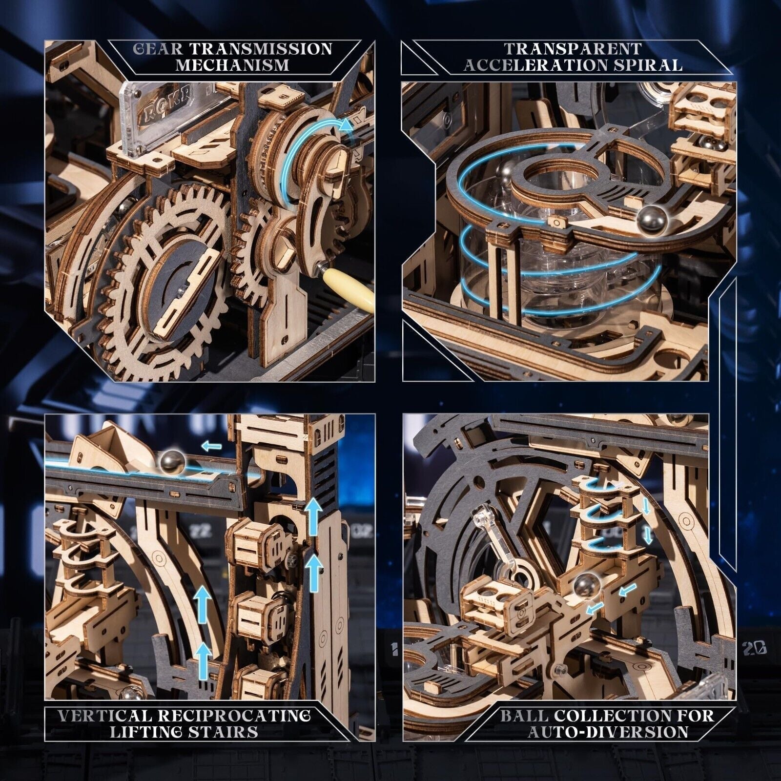 SpaceCraft 3D Puzzle – Modèle Électrique Innovant