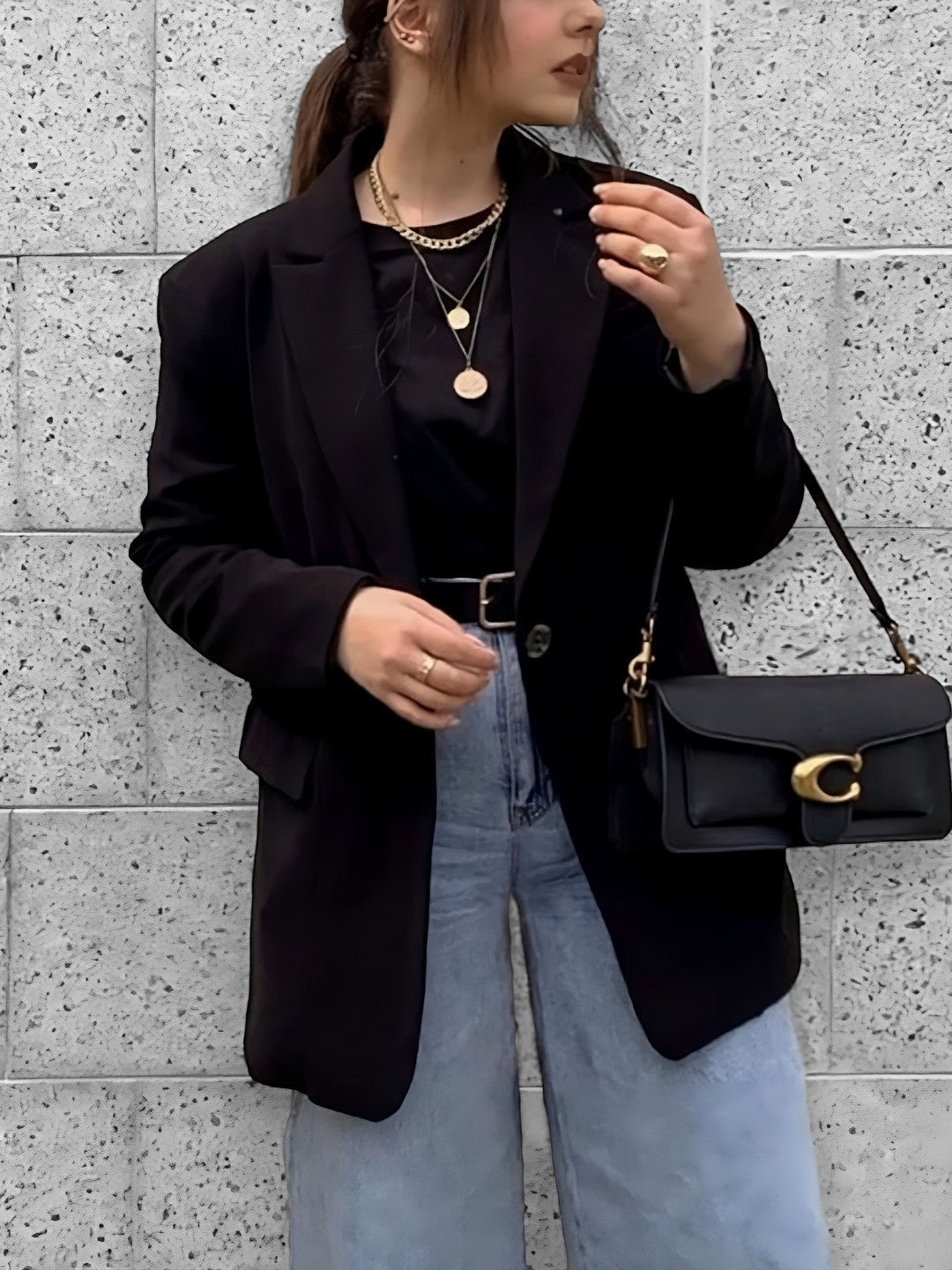 EleganceTote Bag – Sac Bandoulière Vegan Cuir Durable