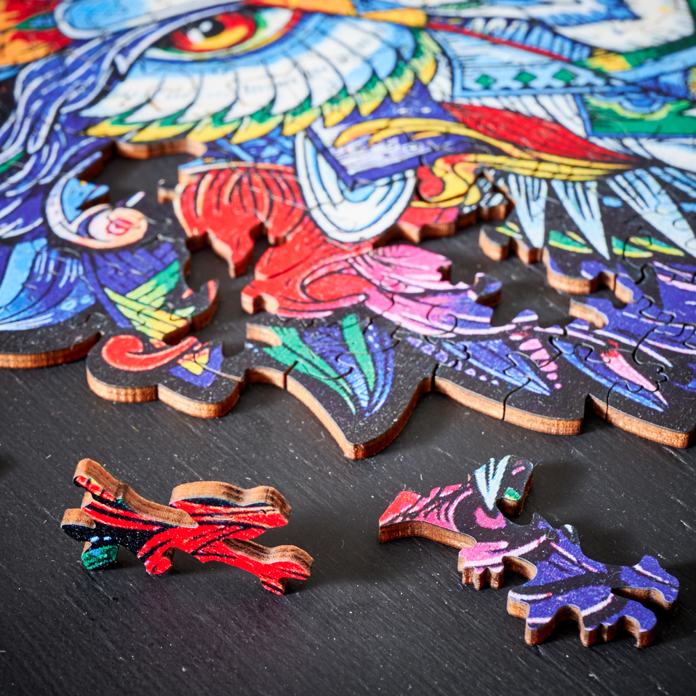 MajesticWolf Puzzle – Puzzle en Bois Premium Loup