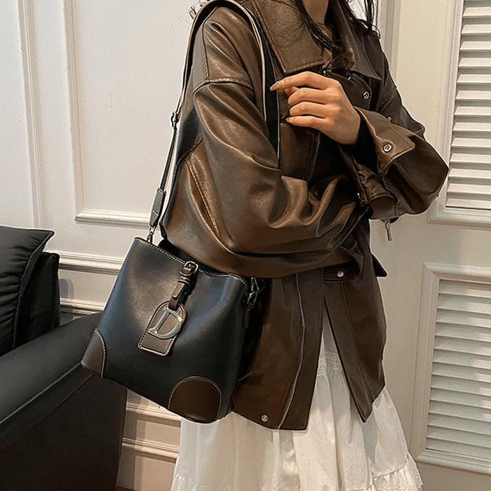 LuxeCarry - Sac Bandoulière Cuir Spacieux Élégant