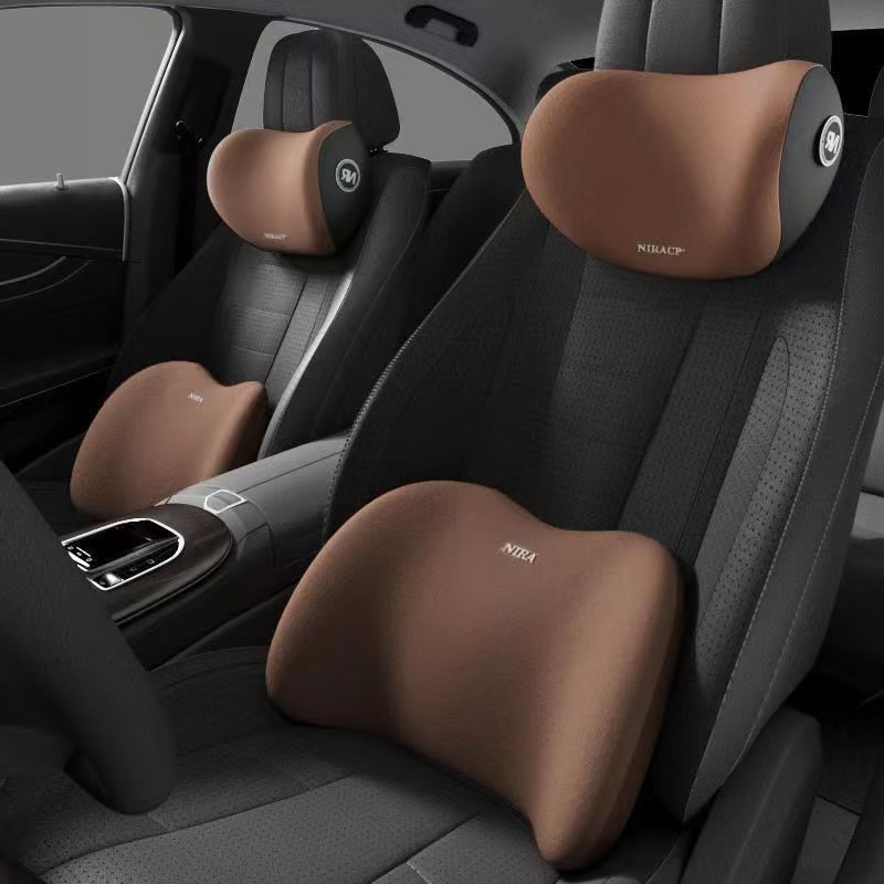 DriveEase - Ensemble de Coussins Ergonomiques pour un Confort de Voyage Optimal