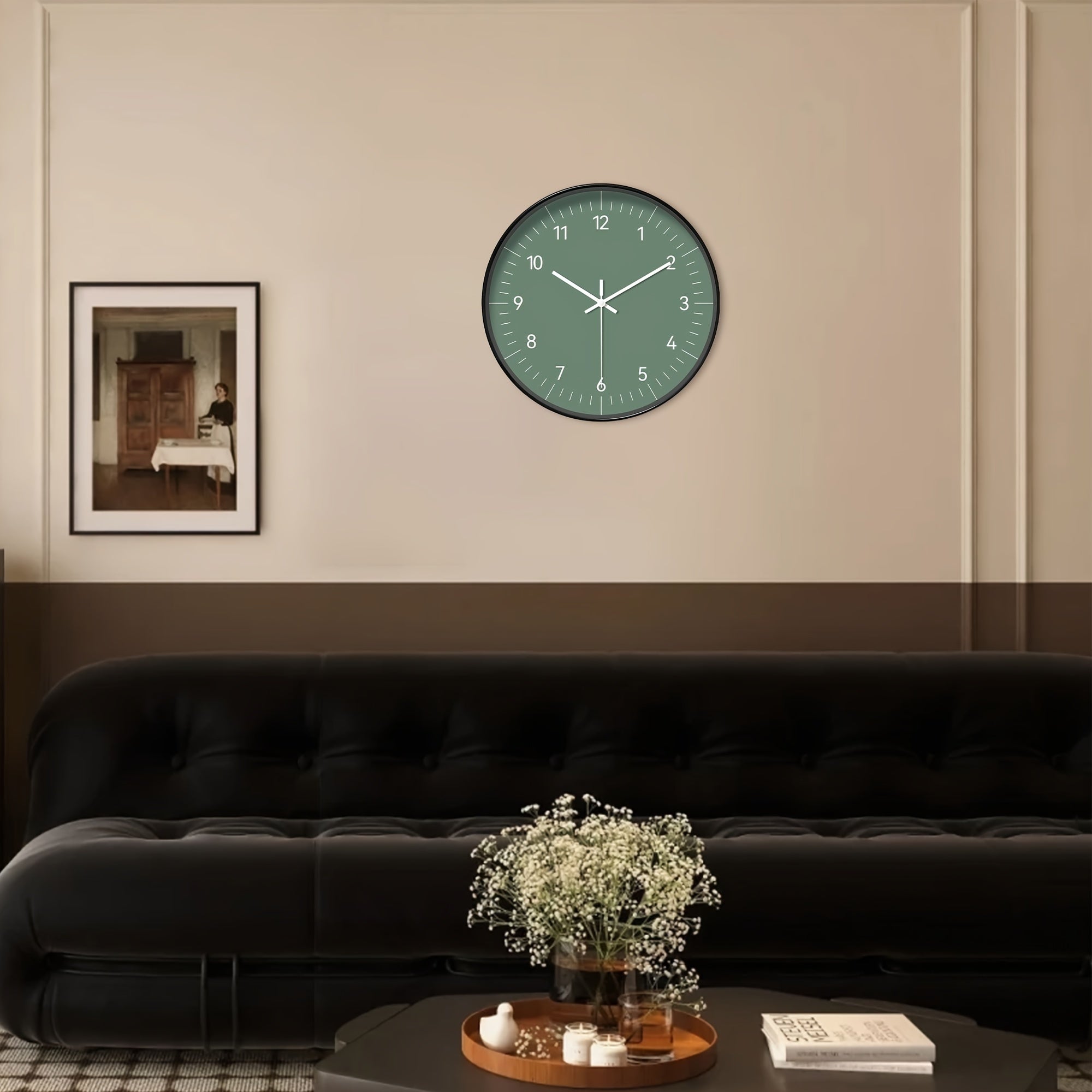 FantasyTime Clock - Horloge Murale Silencieuse Élégante 20 cm