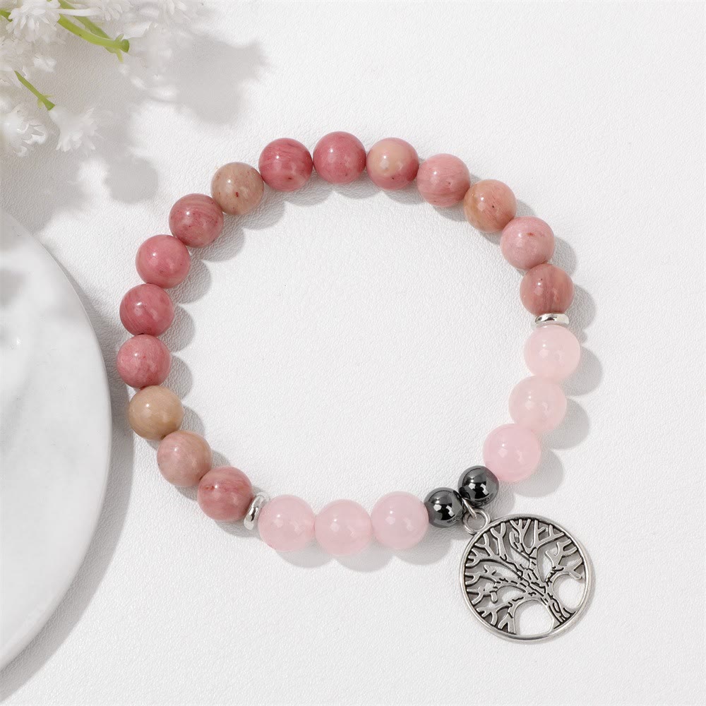 Mila - Bracelet cristal naturel arbre de vie