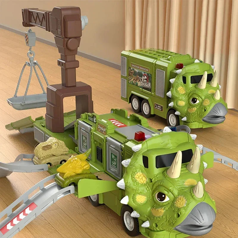 DinoRoar Truck – Camion Dinosaures Pliable Aventure