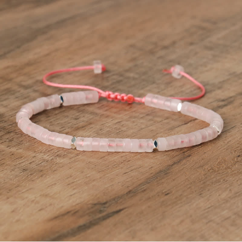 Seraphina - Bracelet tressé en pierres naturelles 2,4 mm
