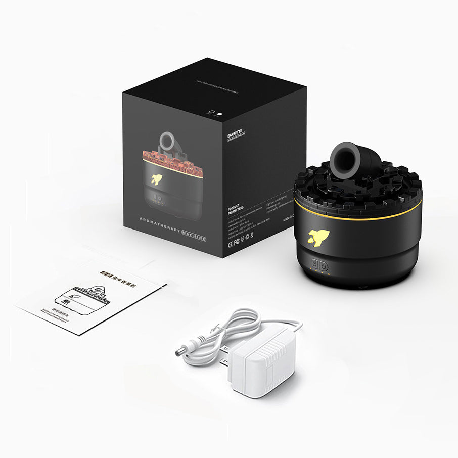 LavaGlow - Diffuseur d'arômes effet lampe à lave LED