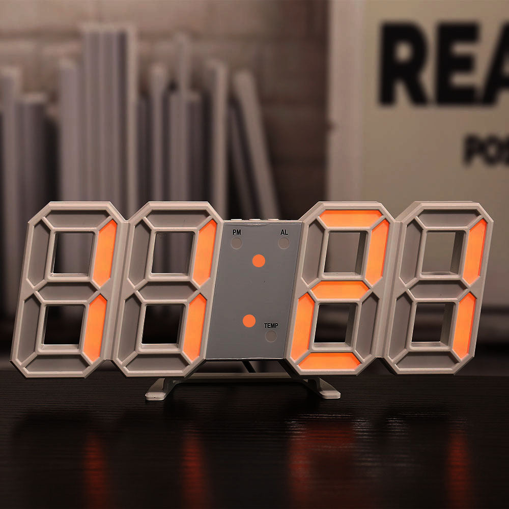 DomoClock – Horloge Murale Numérique Moderne