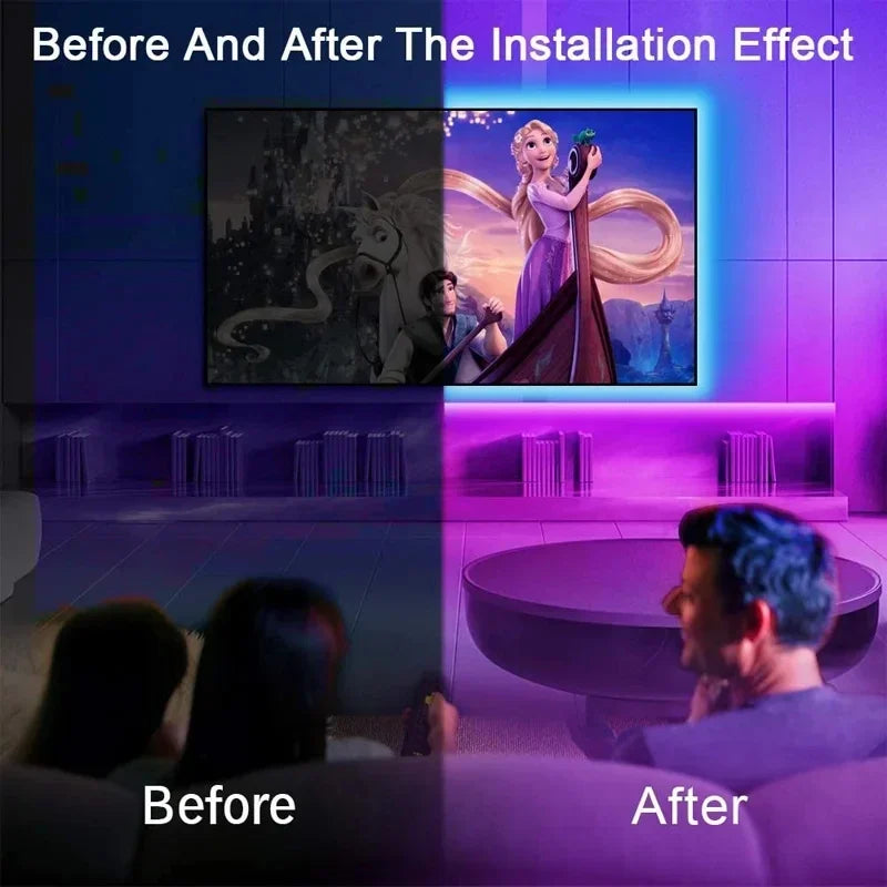 GlowShift - Ruban LED RGB pour Chambre et TV