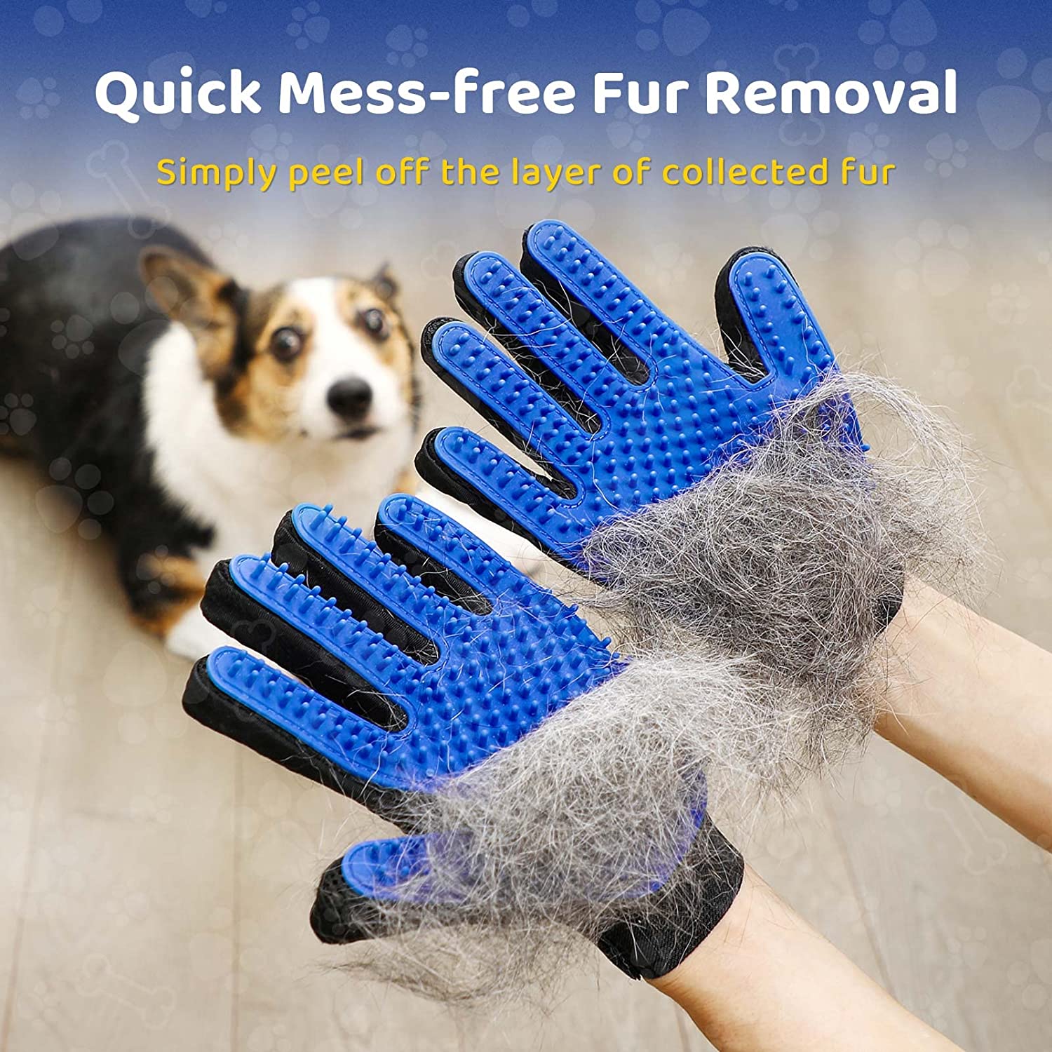 PetCareGlove - Gant Toilettage Efficace Animaux