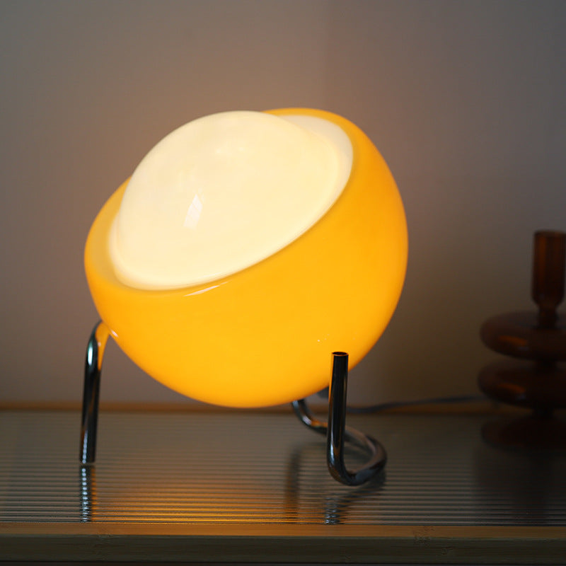 RetroGlow - Lampe de Table Verre Scandinave Ambiance