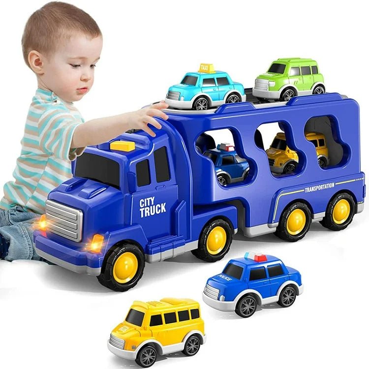 CityBuilder Set – Camions Jouets Lumière & Son