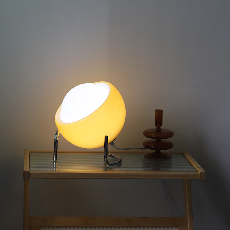 RetroGlow - Lampe de Table Verre Scandinave Ambiance