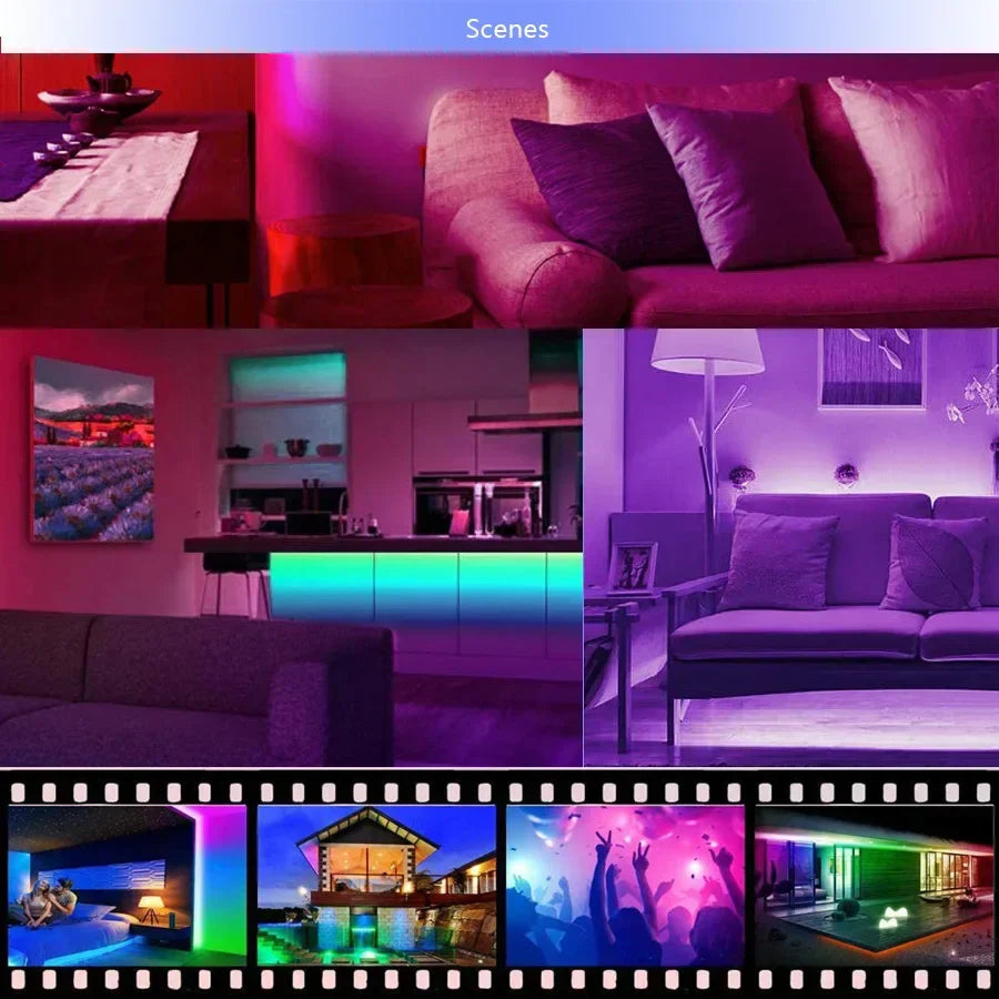 GlowShift - Ruban LED RGB pour Chambre et TV