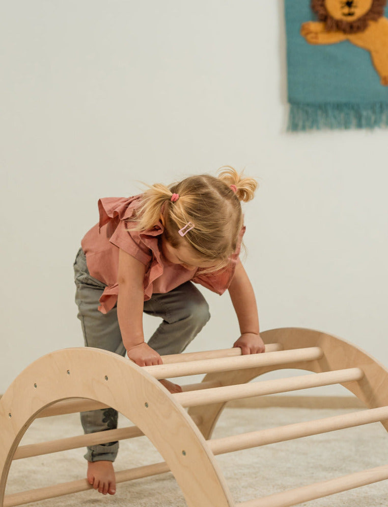 PlayClimb Arch – Arc d'Escalade en Bois pour Enfants