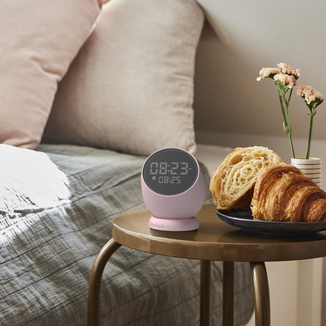 SmartWake - Réveil Sans Fil avec Écran Tactile et Gyroscope