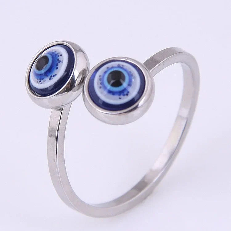 Esra - Bague réglable mauvais œil protection