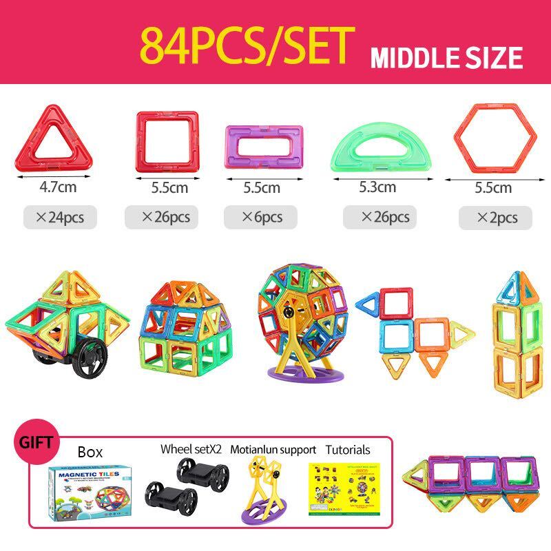 MagneticBlocks – Construction Magnétique Éducative Enfants