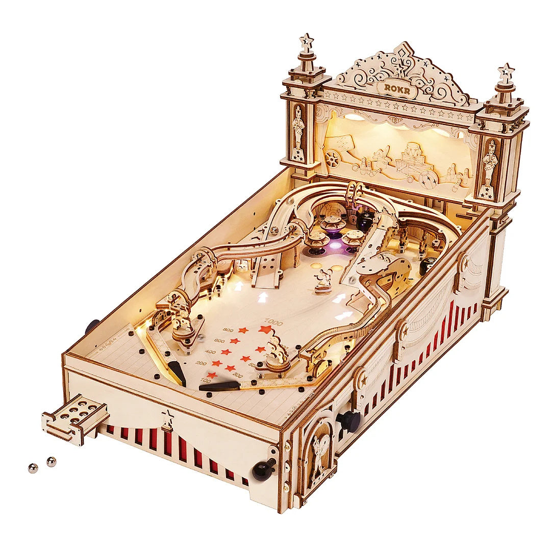 FlipCraft 3D Puzzle – Flipper en Bois à Construire