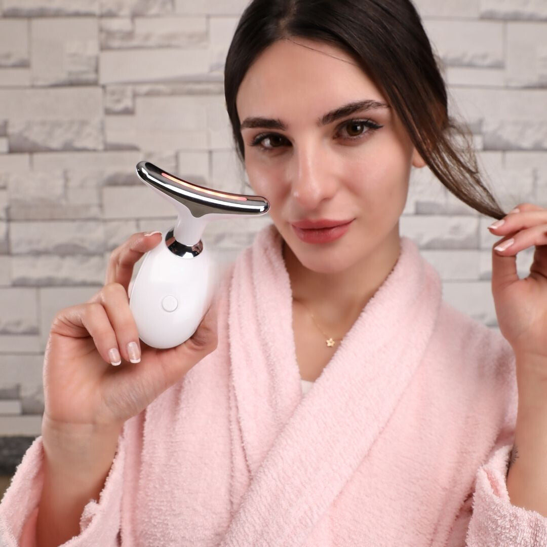 SereneTouch Massager – 3-en-1 Visage et Cou