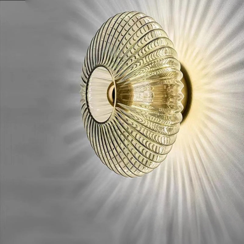 Lumivéra – Applique Murale en Verre Élégante pour une Lumière d’Ambiance
